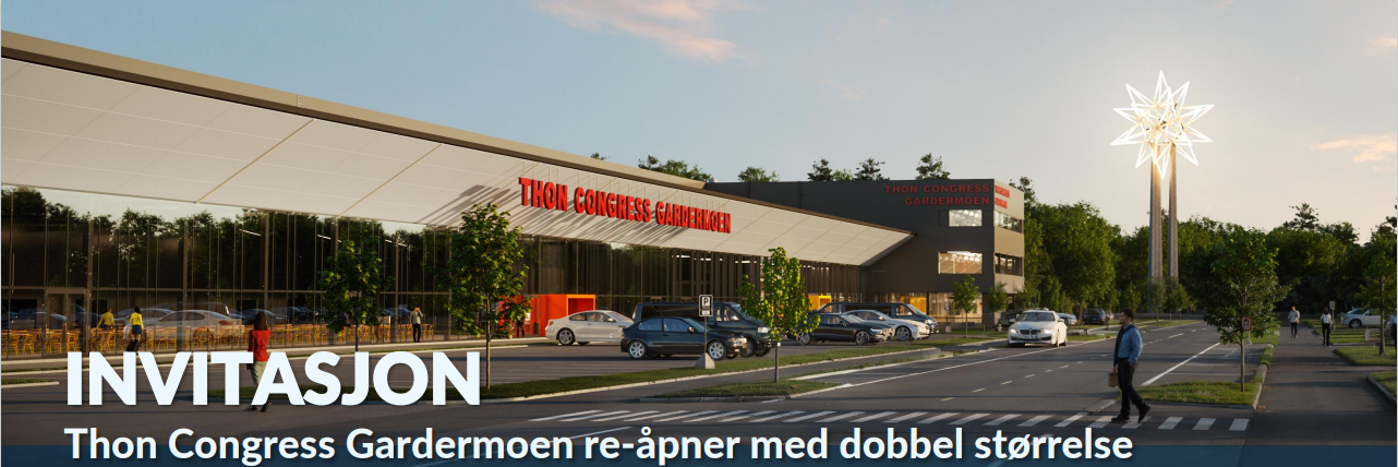 Thon Congress Gardermoen re-åpner med dobbel størrelse